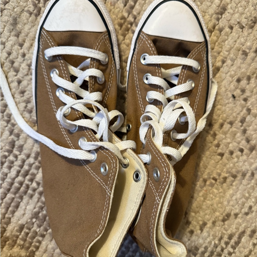 Sand Dune Converse High Tops